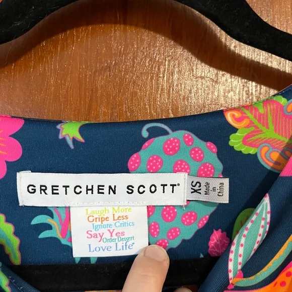 Gretchen Scott Designs Vibrant Animal Print Women’s Dress - Picture 2 of 5